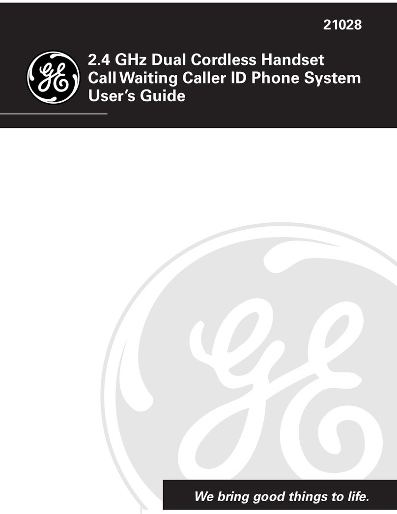 GE 21028 User manual