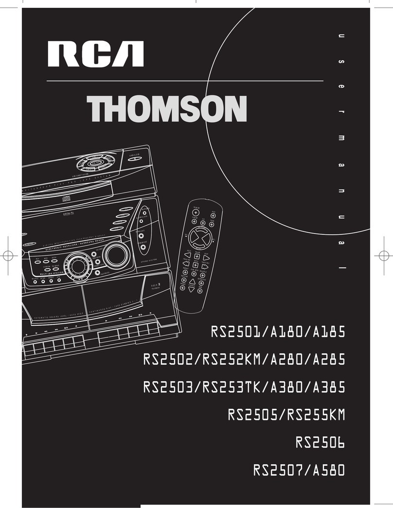 RCA A180 User manual