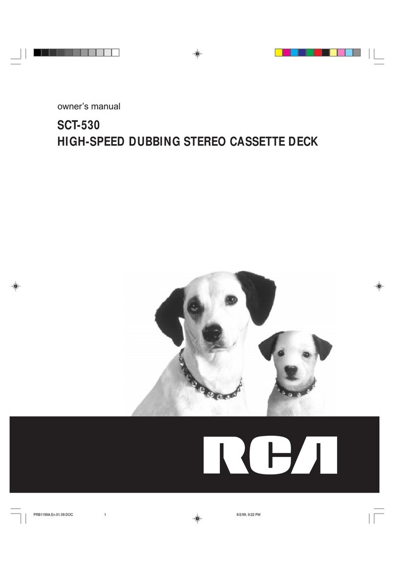 RCA SCT-530 User manual