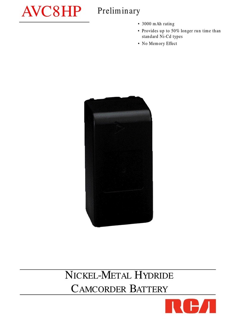 RCA AVC8HP User manual