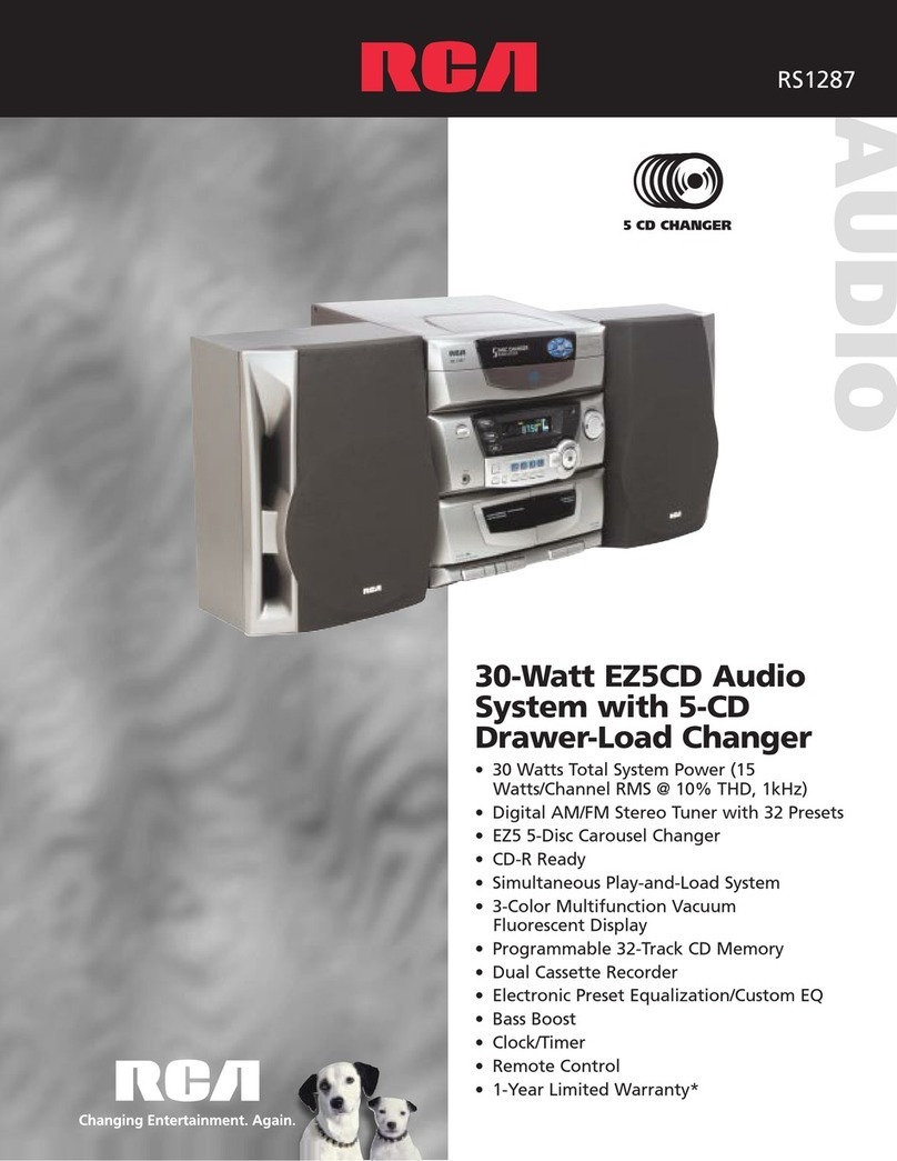 RCA RS1287 User manual