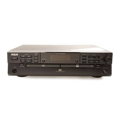 RCA CDRW120 User manual