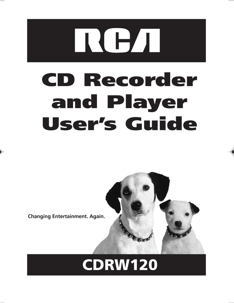 RCA CDRW10 user guide