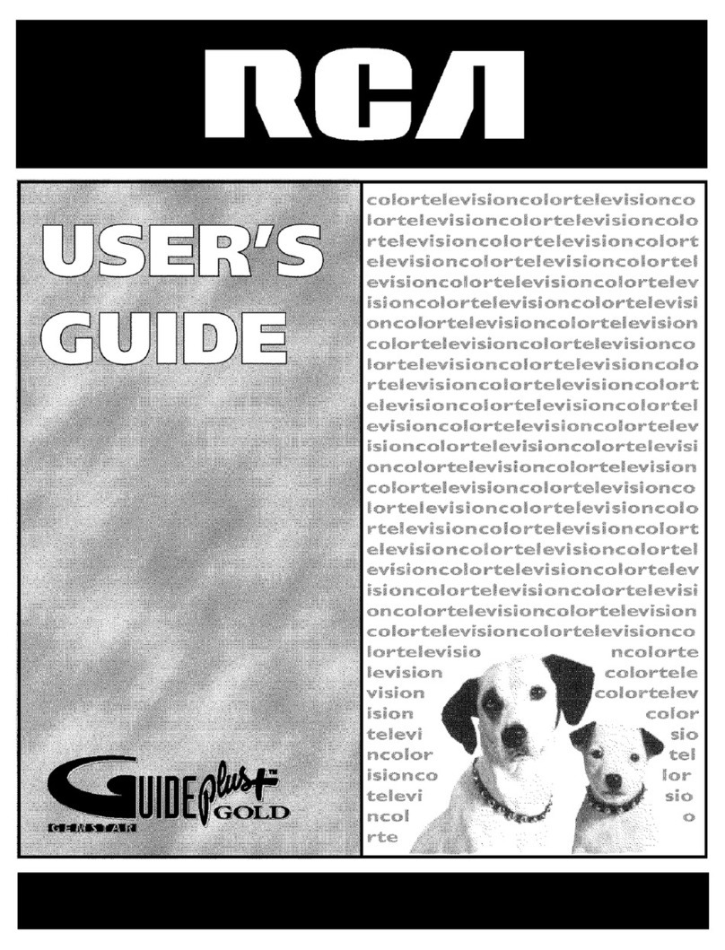 RCA CRT Television User manual