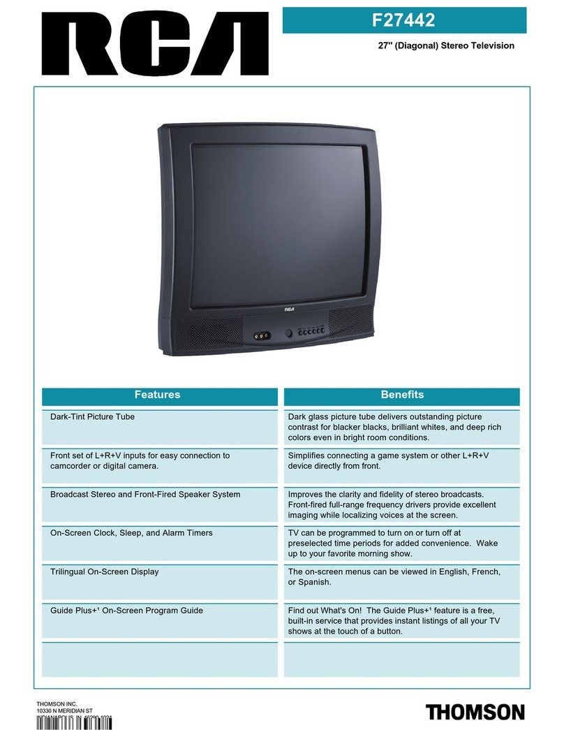 RCA F27442 User manual