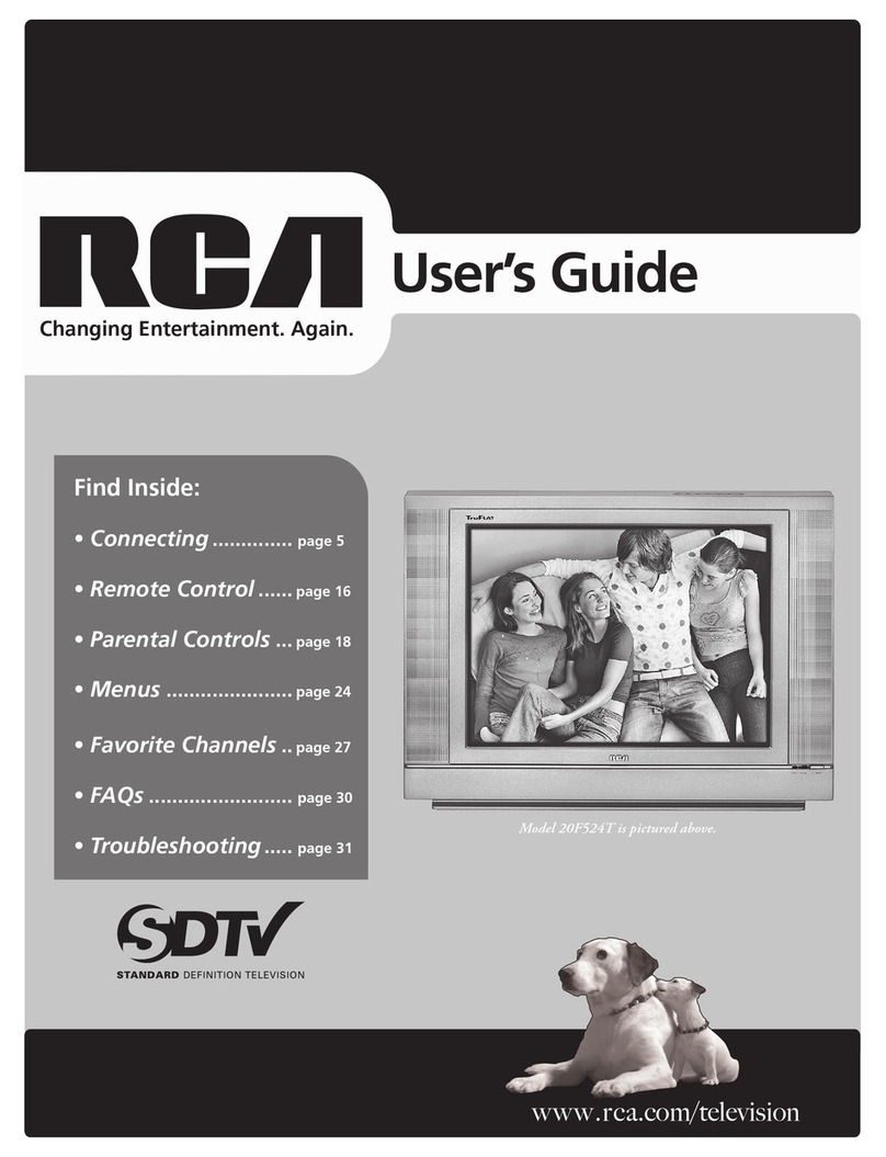 RCA 20F524T User manual
