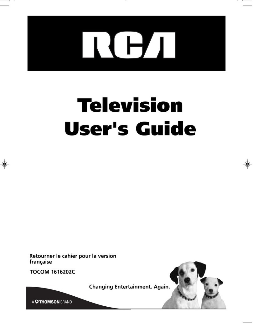 RCA 20F410T - 20" TruFlat TV User manual