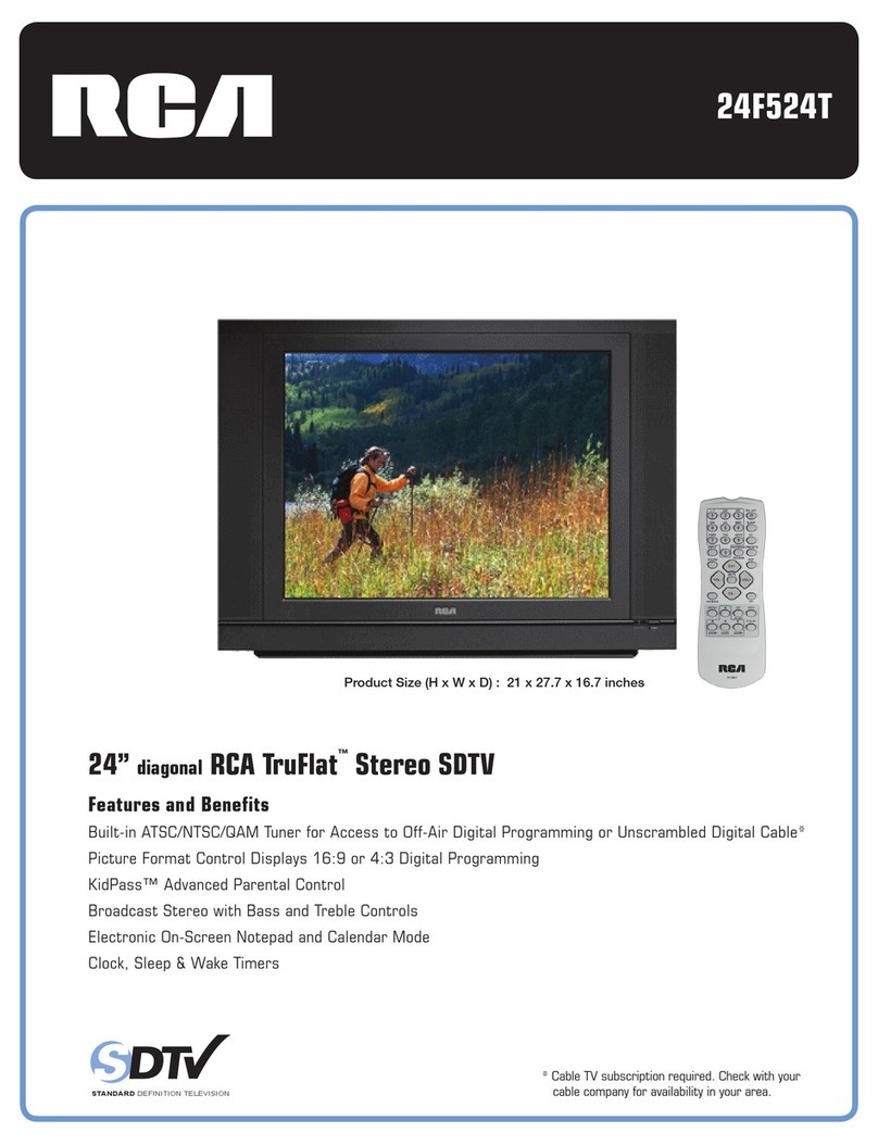 RCA 24F524T User manual