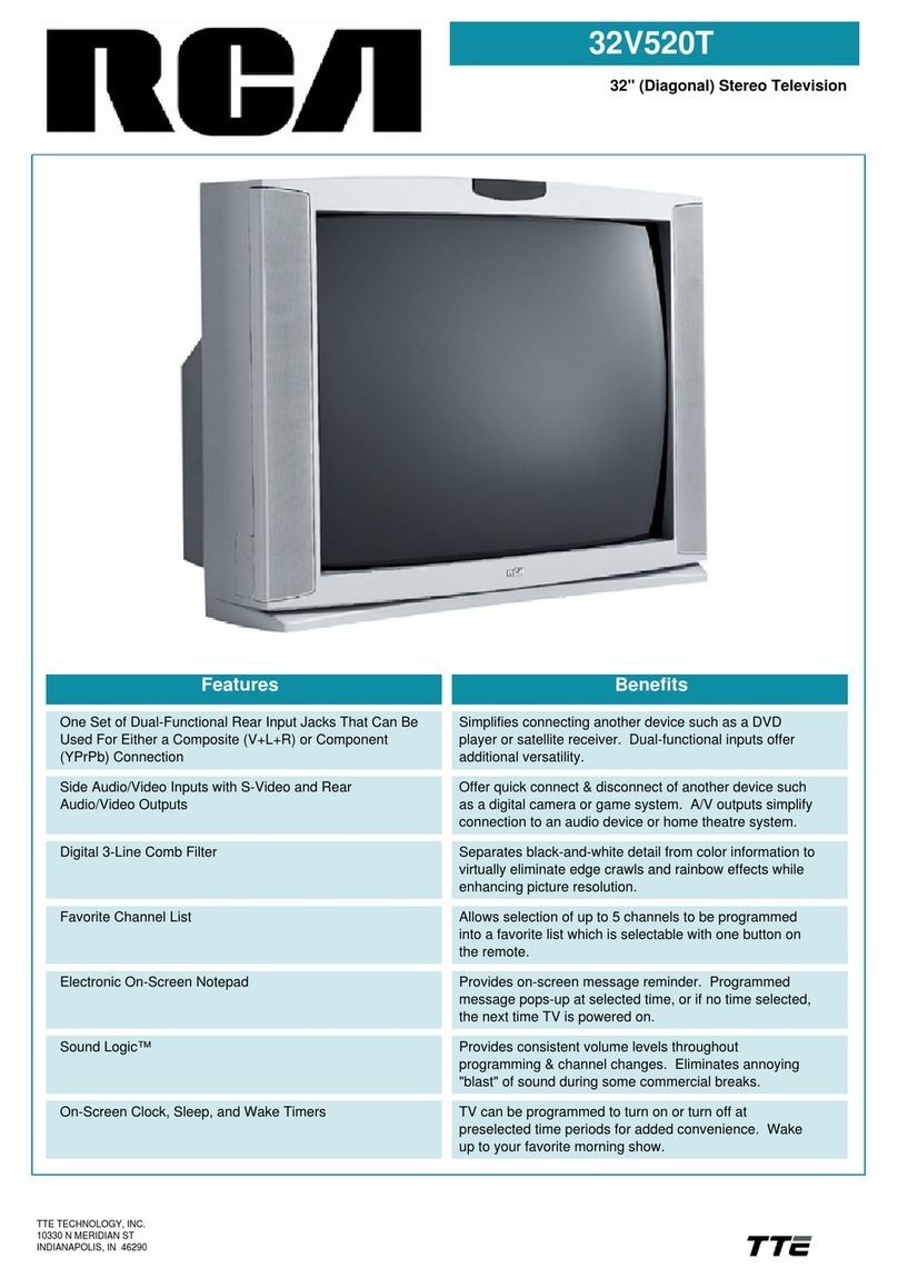 RCA 32V520T User manual