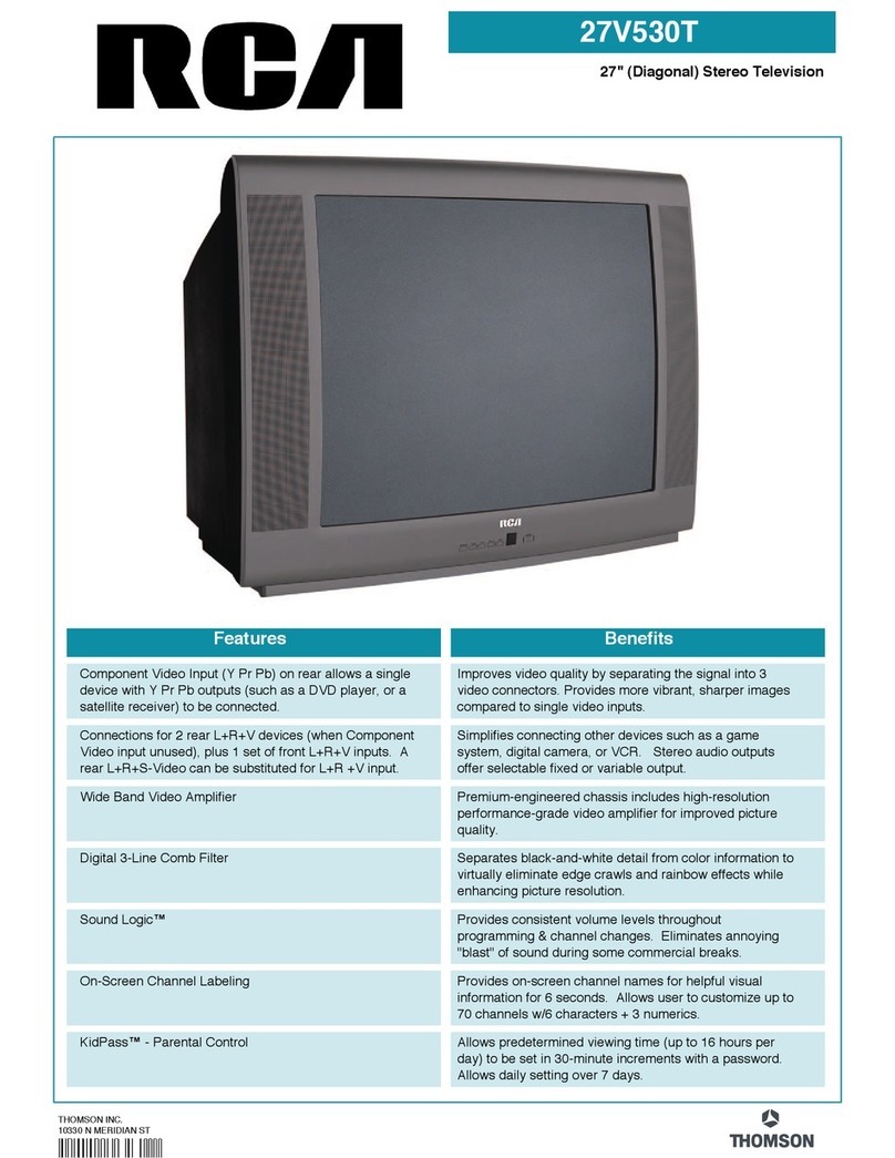 RCA 27V530T User manual