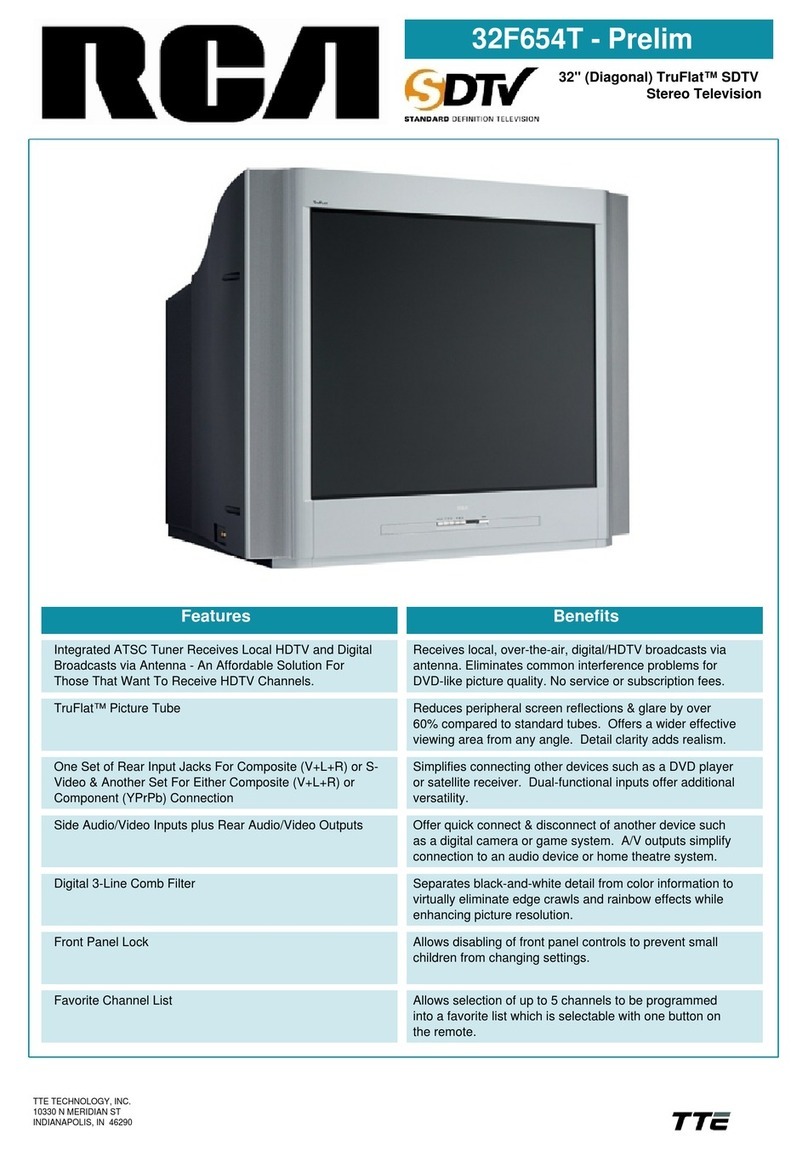 RCA 32F654T User manual