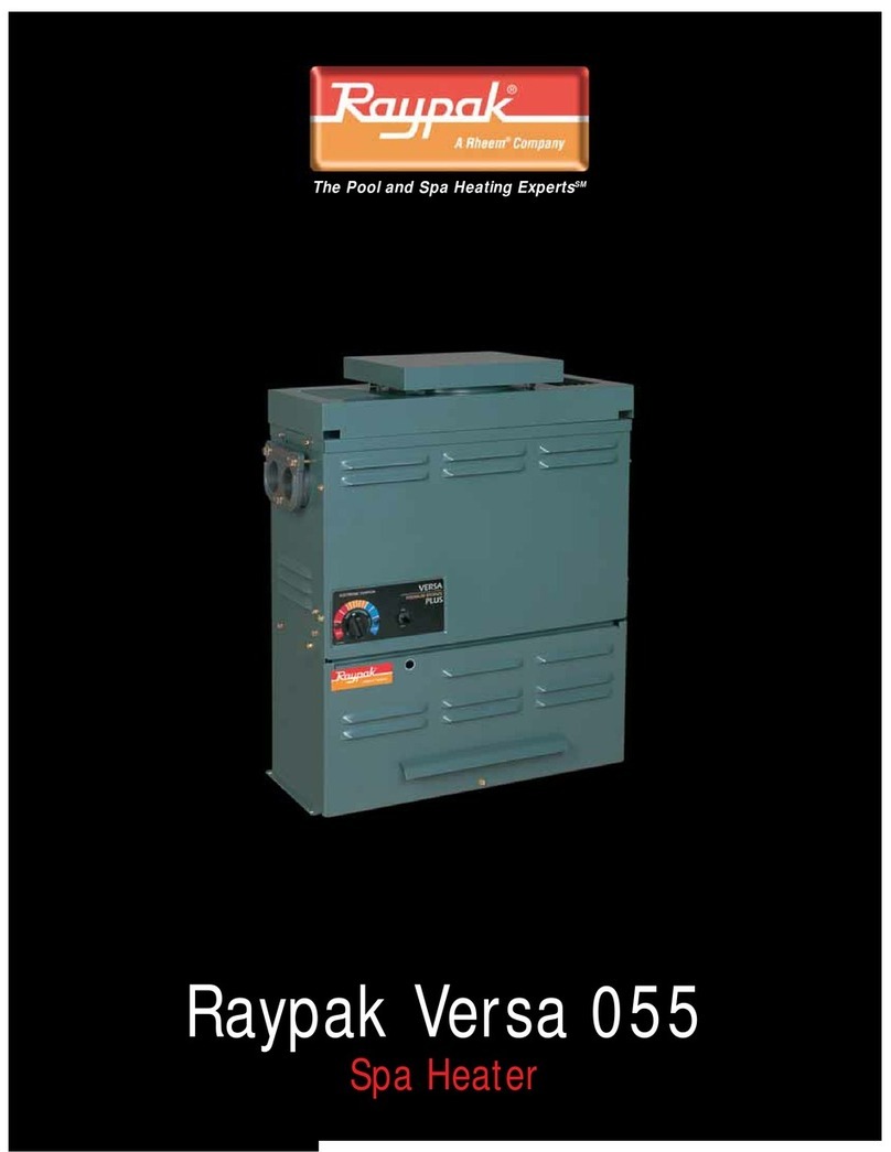 Raypak Versa 055 Technical data
