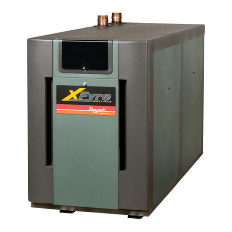 Raypak XFYRE 500 User manual