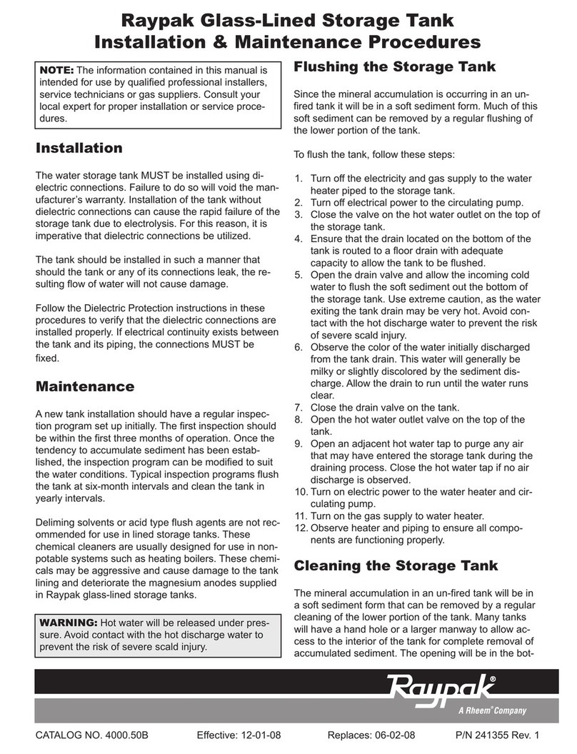 Raypak 241355 Installation and Maintenance