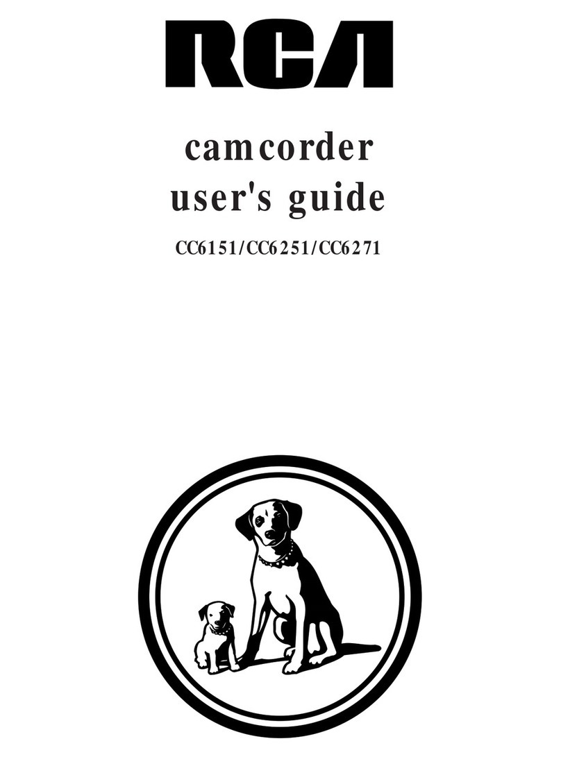 RCA CC6151 - VHS-C Camcorder User manual