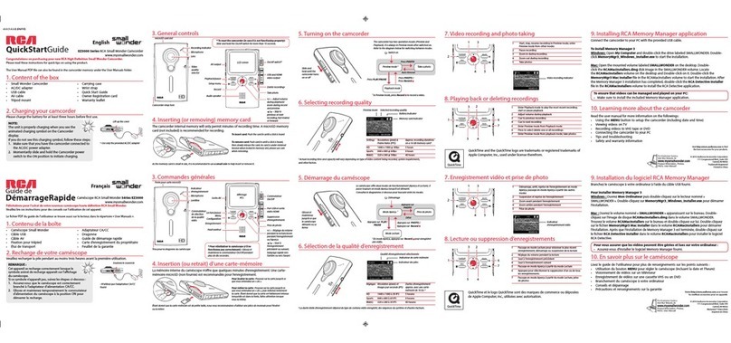 RCA Small Wonder EZ3000 Series User manual