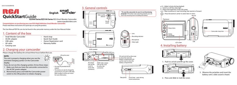 RCA EZ5000 Series User manual