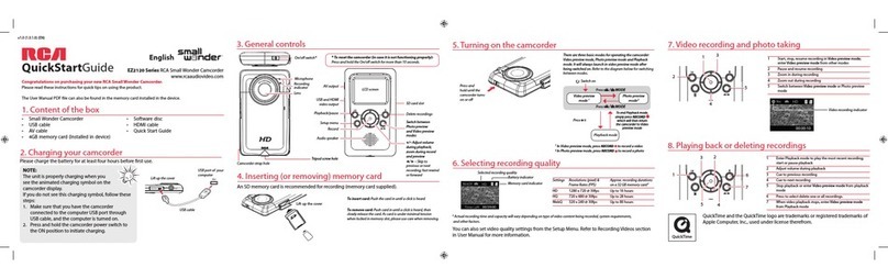 RCA Small Wonder EZ2120 series User manual