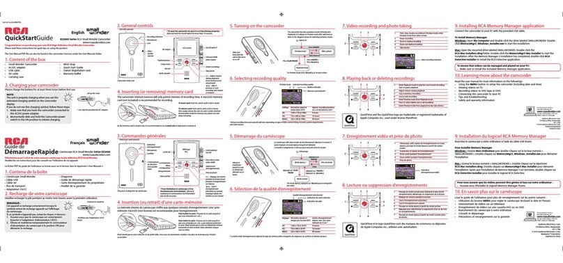 RCA EZ2000 Small Wonder User manual