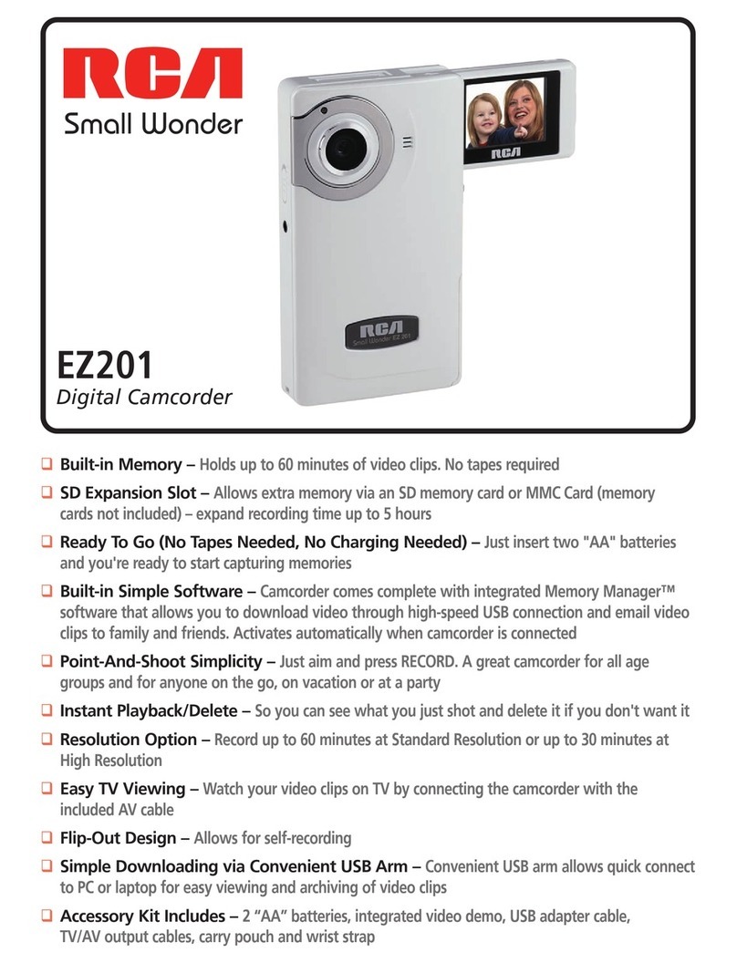 RCA Small Wonder EZ201 Specifications