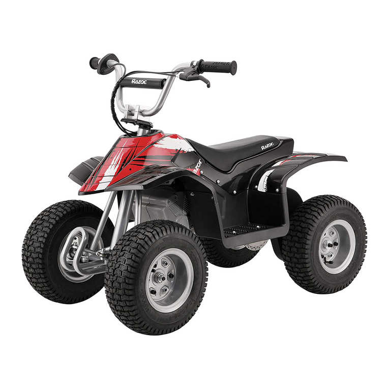 Razor DIRT QUAD 25117460 User manual