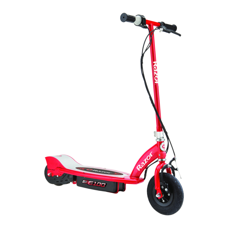 Razor E100 series User manual