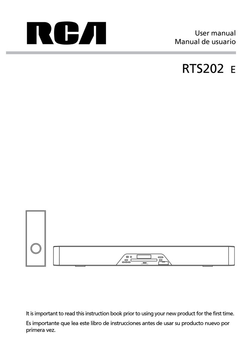 RCA RTS202 User manual RCA RTS202 User manual
