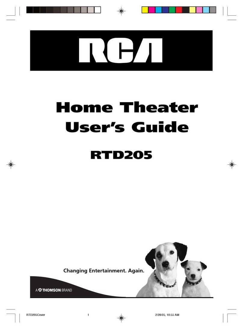 RCA RTD205 User manual