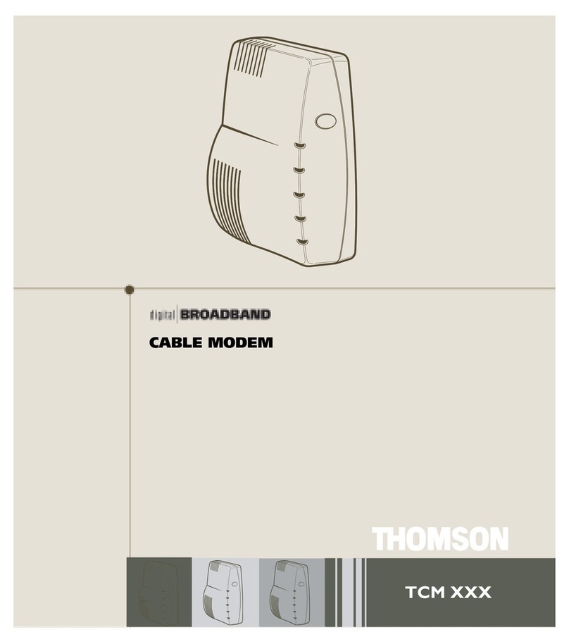 THOMSON TCM XXX User manual