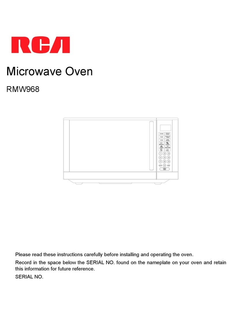 RCA RMW968 User manual
