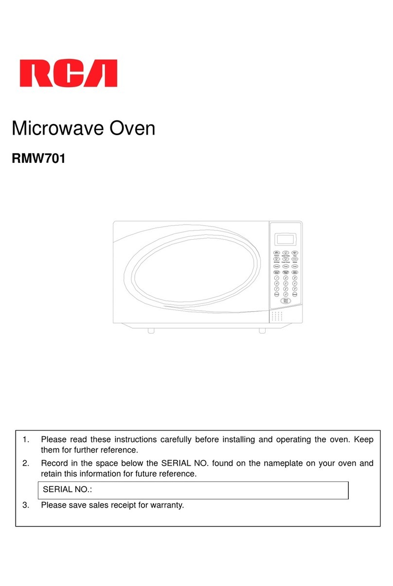 RCA RMW701 User manual