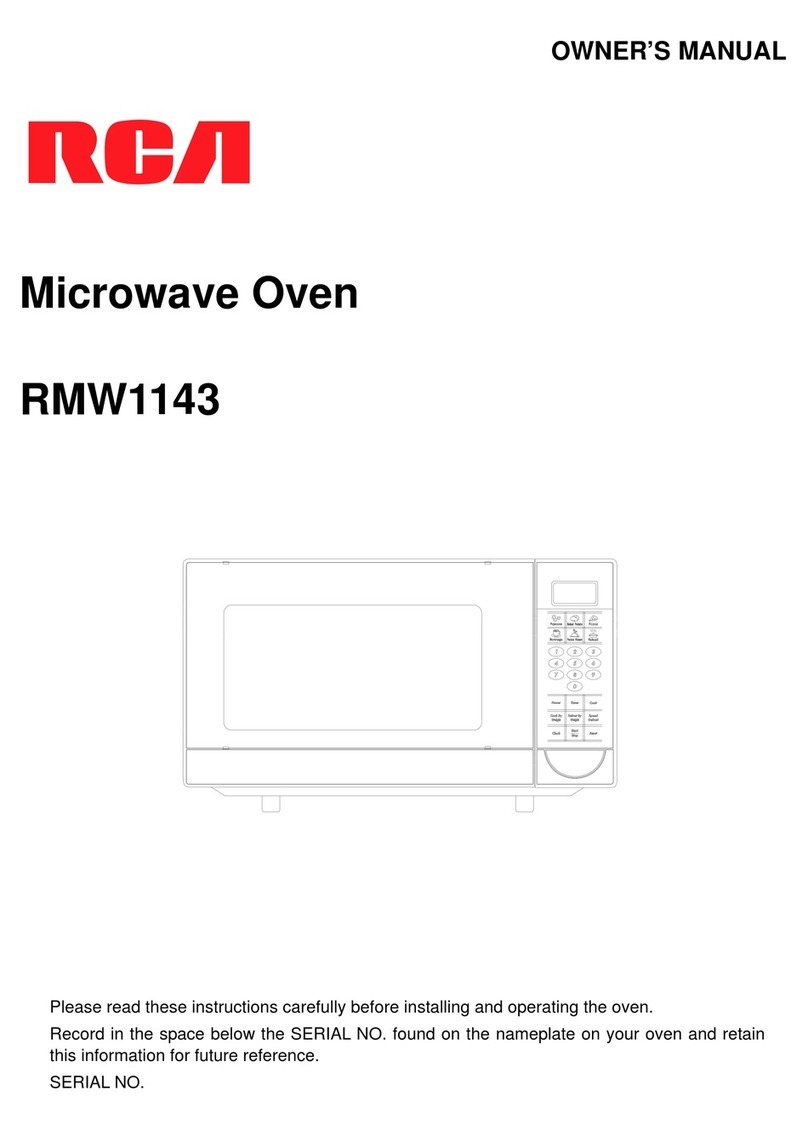 RCA RMW1143 User manual