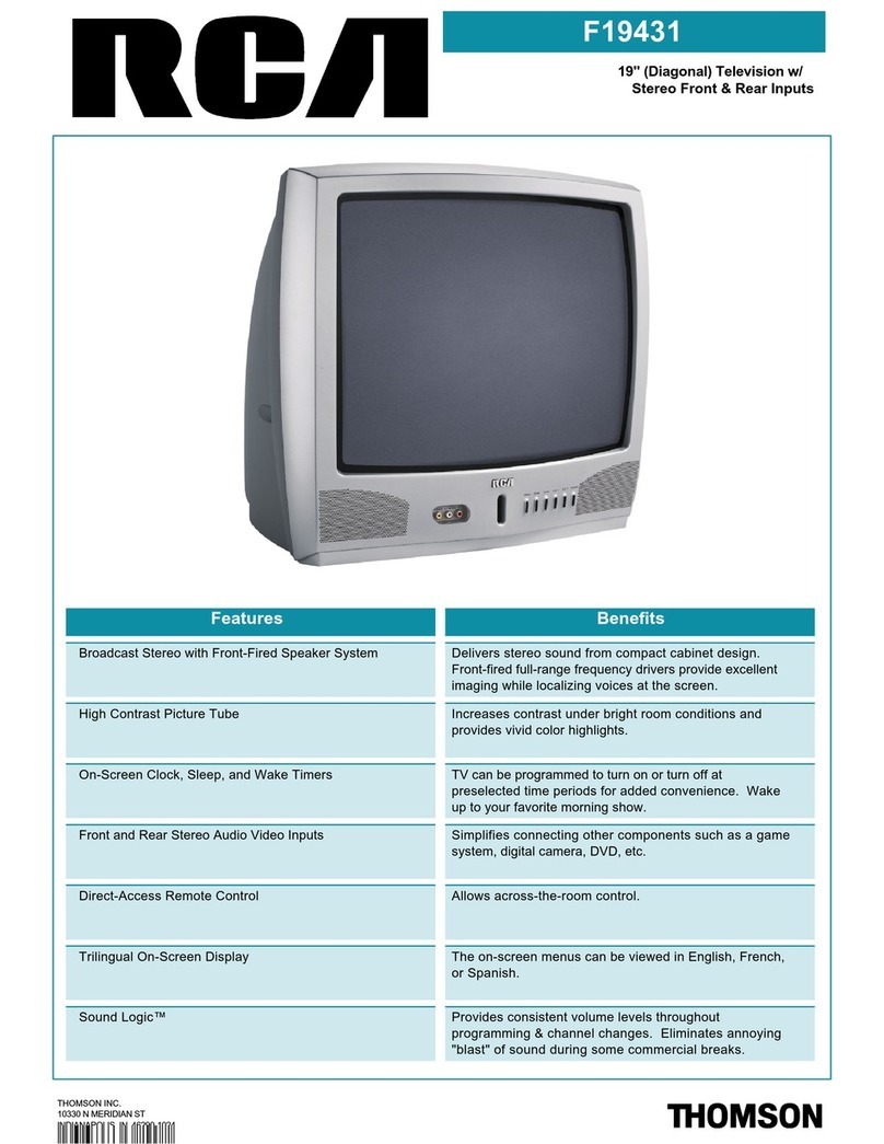 RCA F19431 User manual