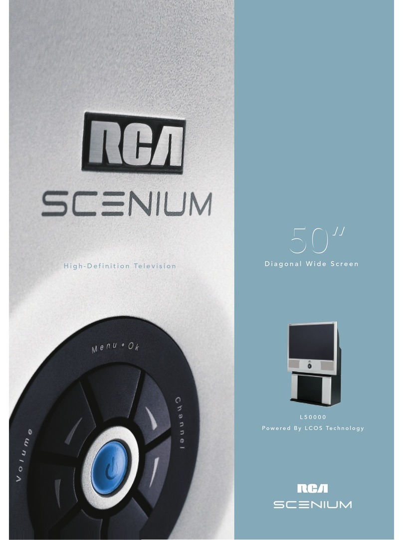 RCA Scenium L50000 Brochure & specs