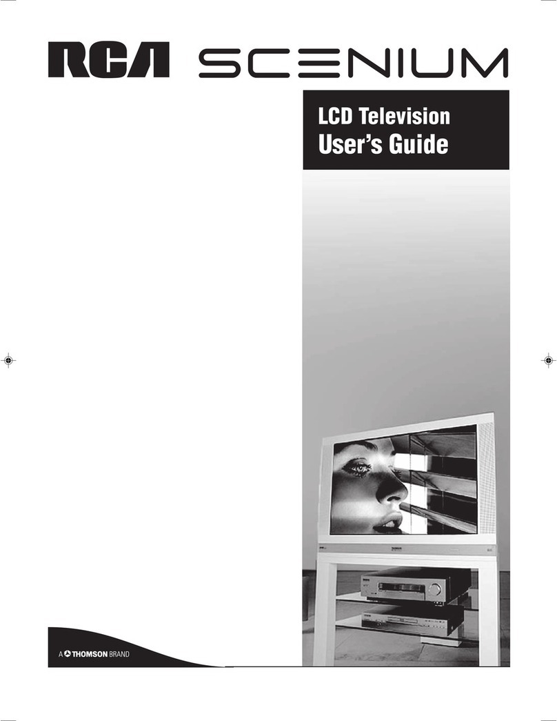 RCA Scenium LCDX3022W User manual