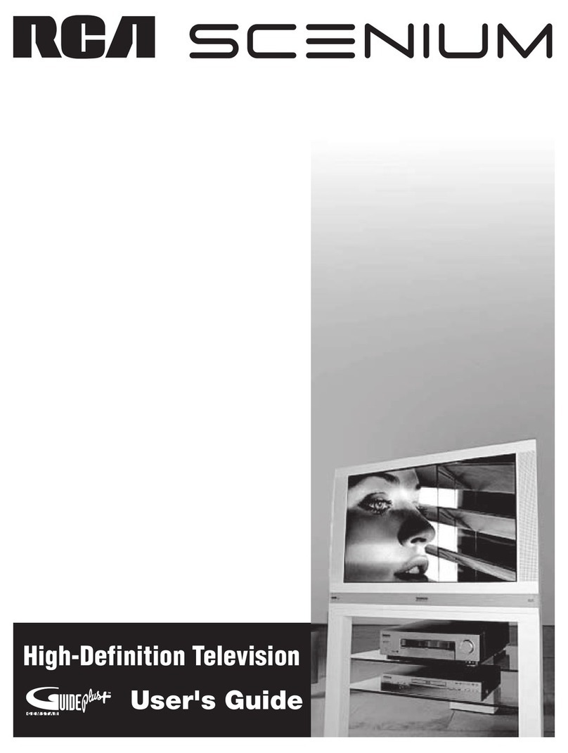 RCA Scenium HD56W151 User manual