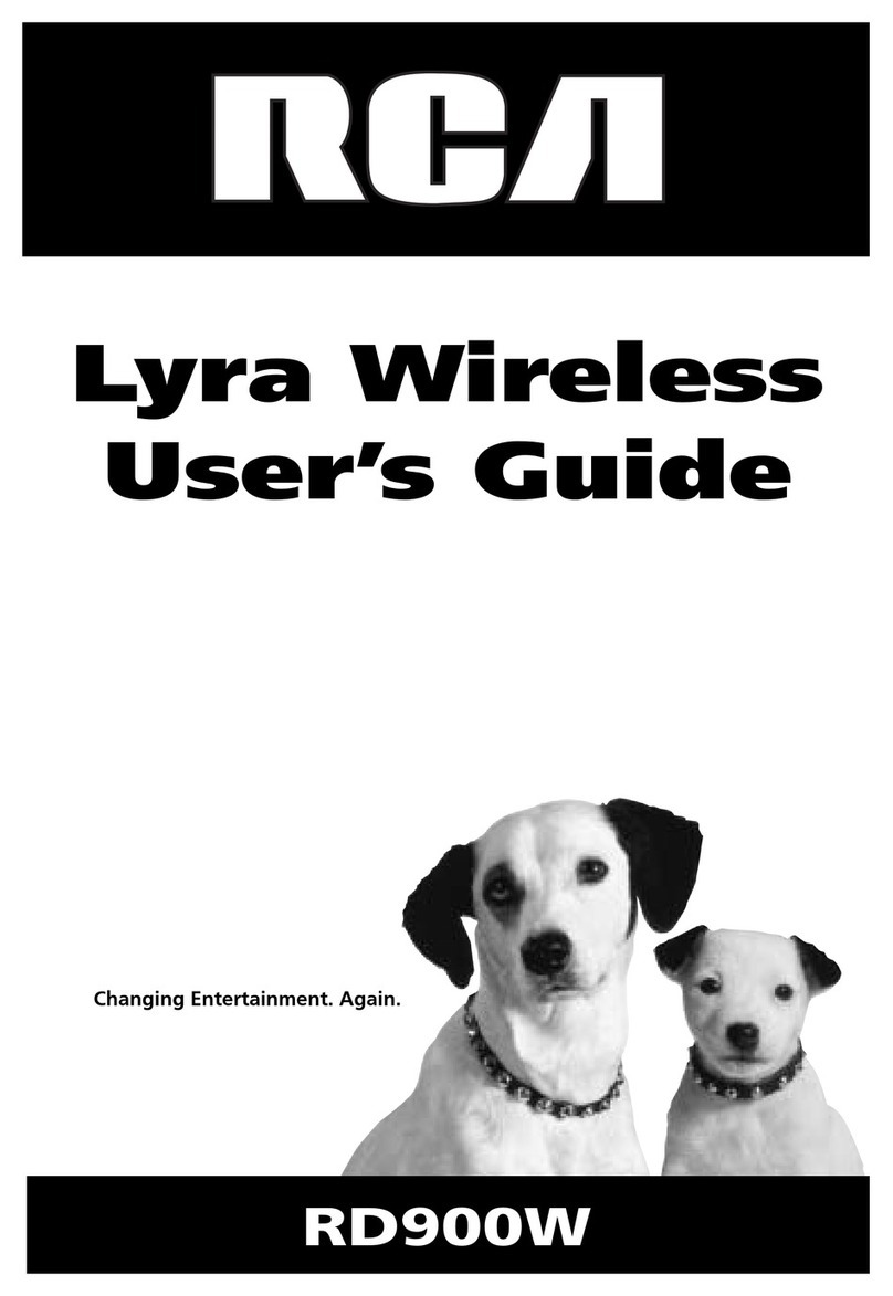 RCA RD900W User manual
