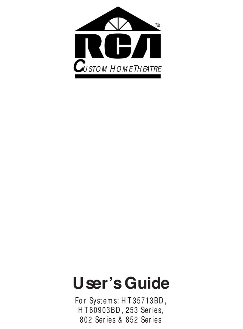 RCA 253 Series User manual RCA 253 Series User manual