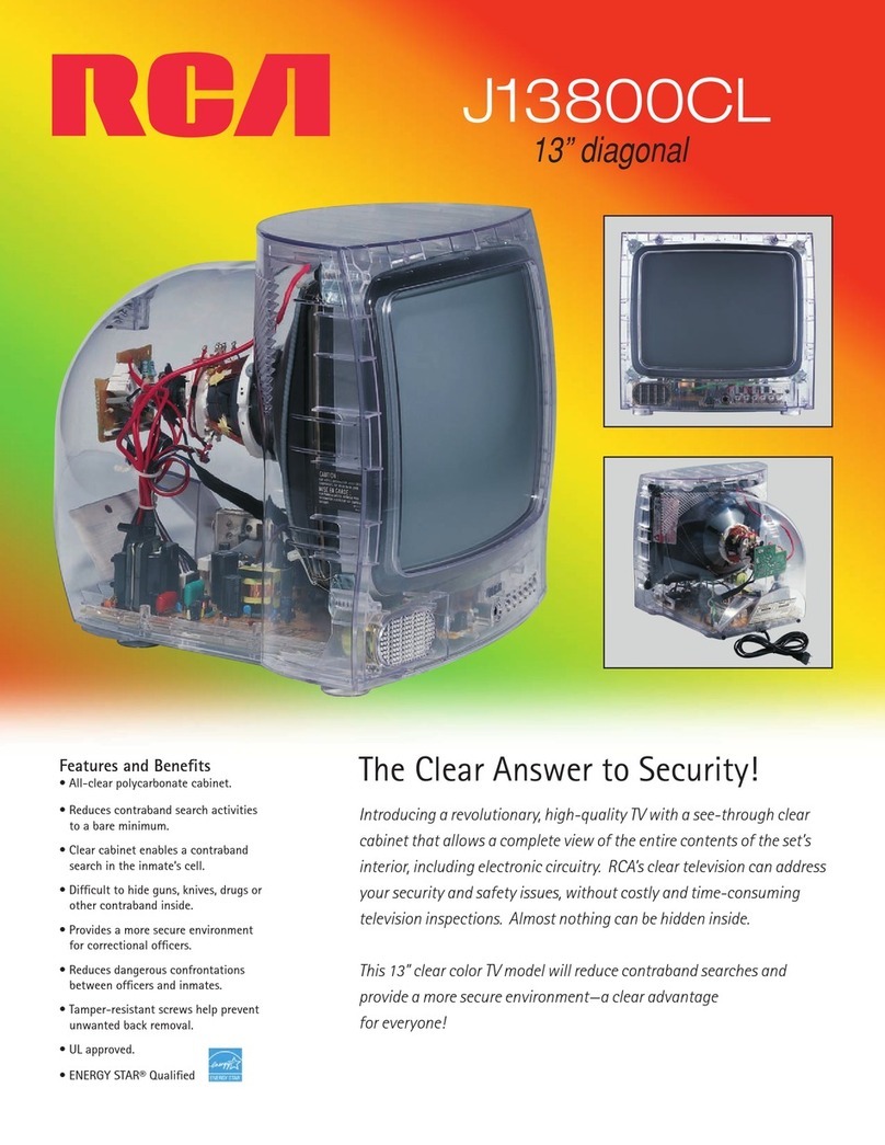 RCA J13800CL User manual