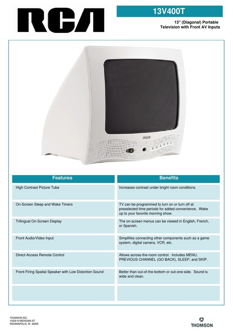 RCA E13344 Technical specifications