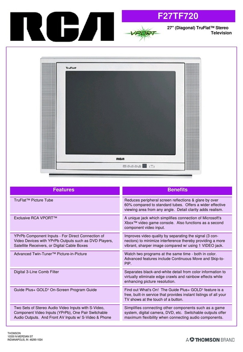 RCA F27TF720 User manual