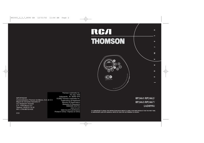 RCA LAD899U User manual RCA LAD899U User manual