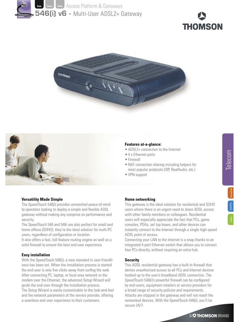 THOMSON 46(i) v6 User manual