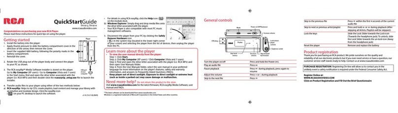 RCA TH1812 quick start guide