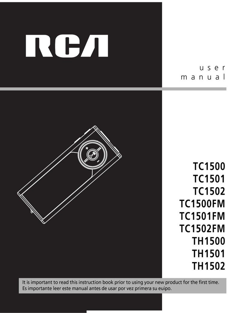 RCA TC1500A User manual