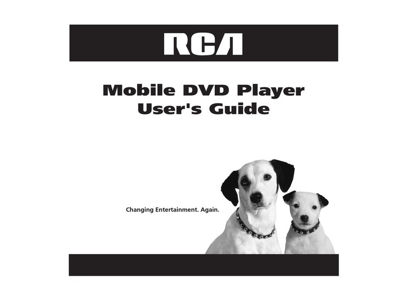 RCA Mobile DVD Player User manual RCA Mobile DVD Player User manual