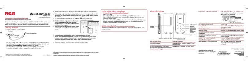 RCA M4508 User manual