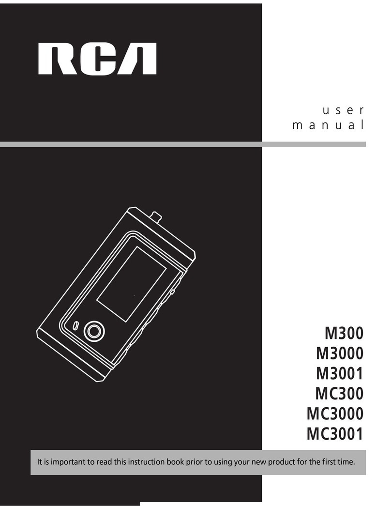 RCA M300 User manual