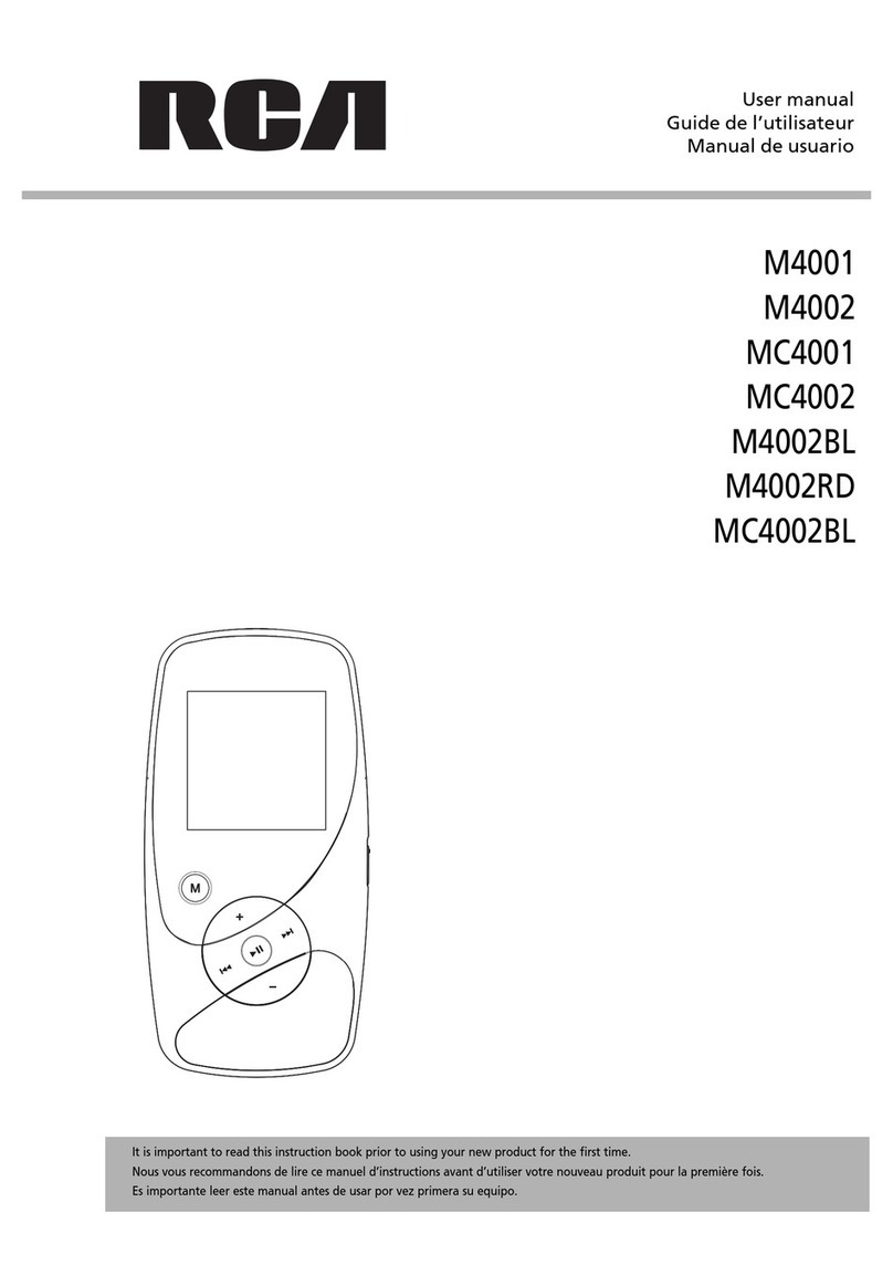 RCA M4002BL user manual