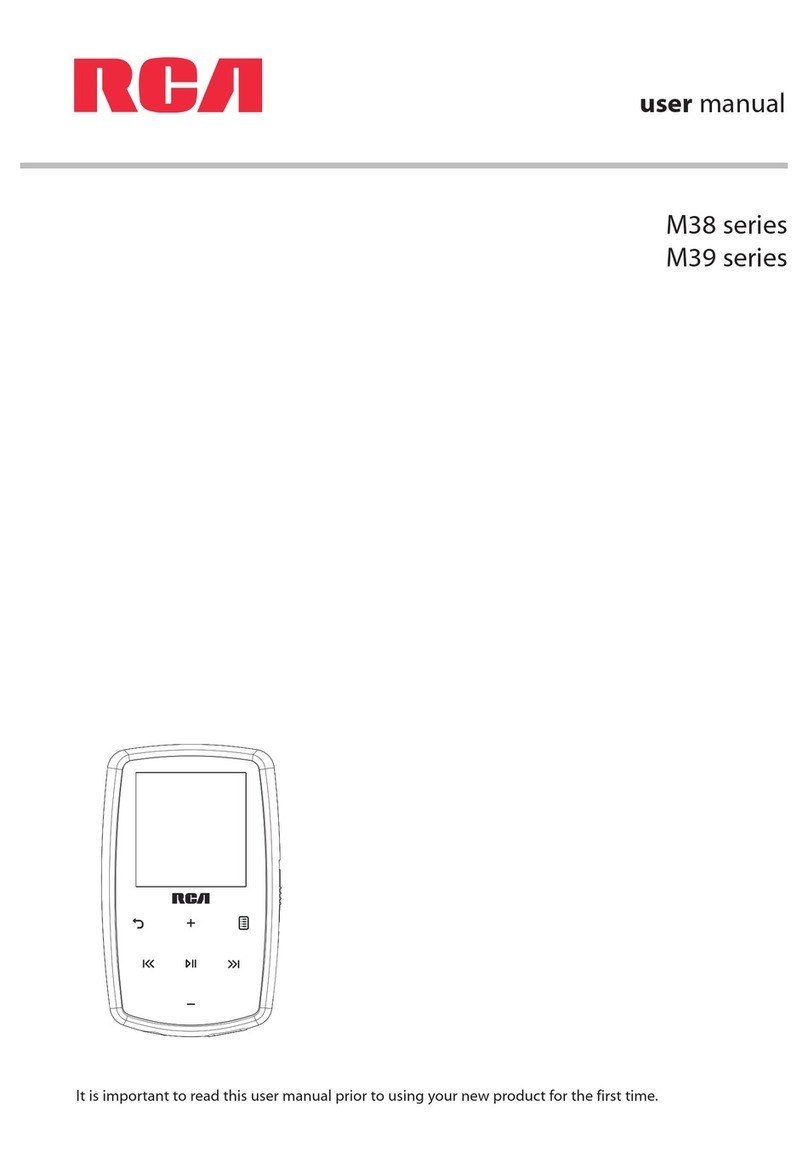 RCA M3808 User manual
